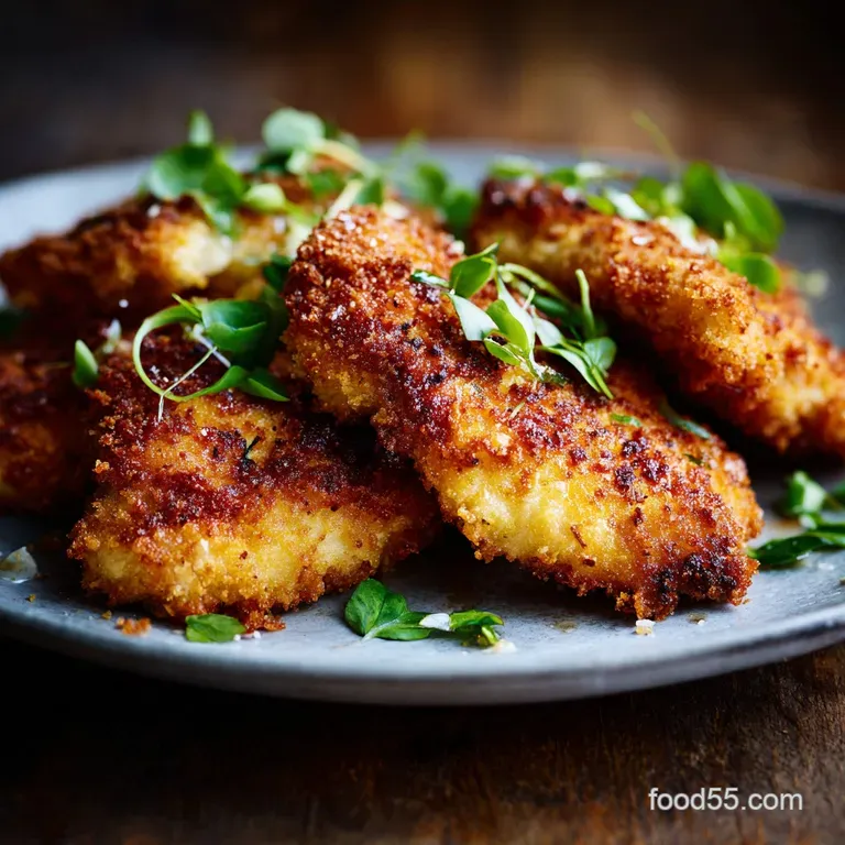 Crispy Chicken Delight: the Buttermilk Fillets with a Proper Crunch presentation