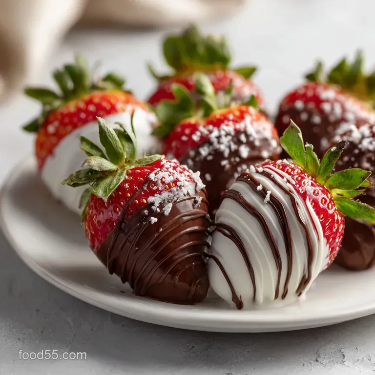 Chocolate Covered Strawberries: Crisp Shell