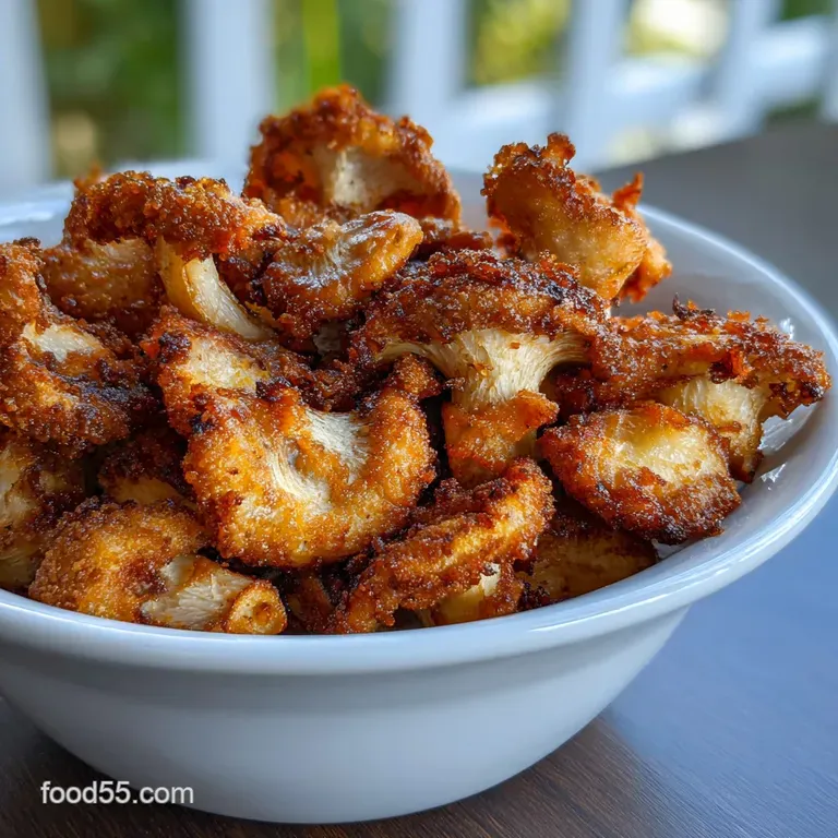 Fried Mushrooms Recipe: Shatter Crisp Exterior
