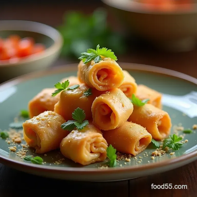 The Golden Crunch Authentic Vietnamese Fried Spring Rolls Chả Giò