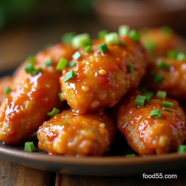 Properly Crispy Glazed Orange Chicken Better Than Takeaway presentation