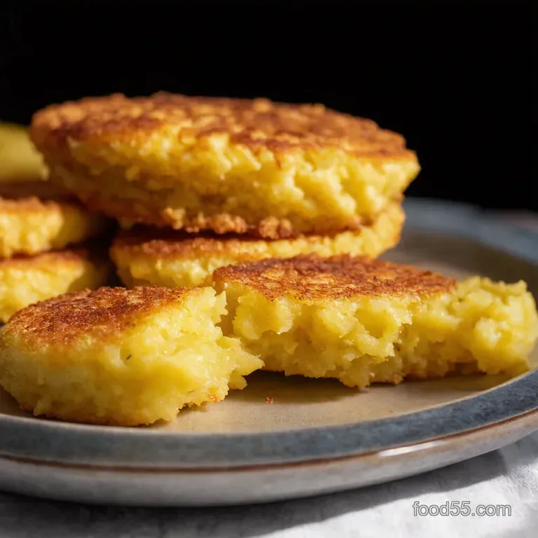 Crispy Herb Garlic Mashed Potato Cakes