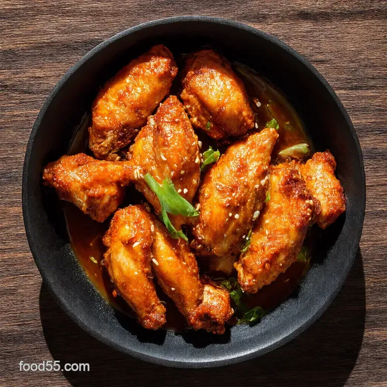 Crispy Korean Fried Chicken Yangnyeom Chicken