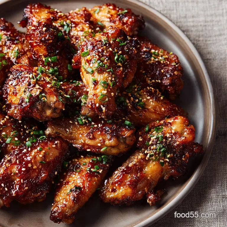 Koreanstyle Soy Garlic Chicken Wings The Ultimate Crispy Ganjang Chikin