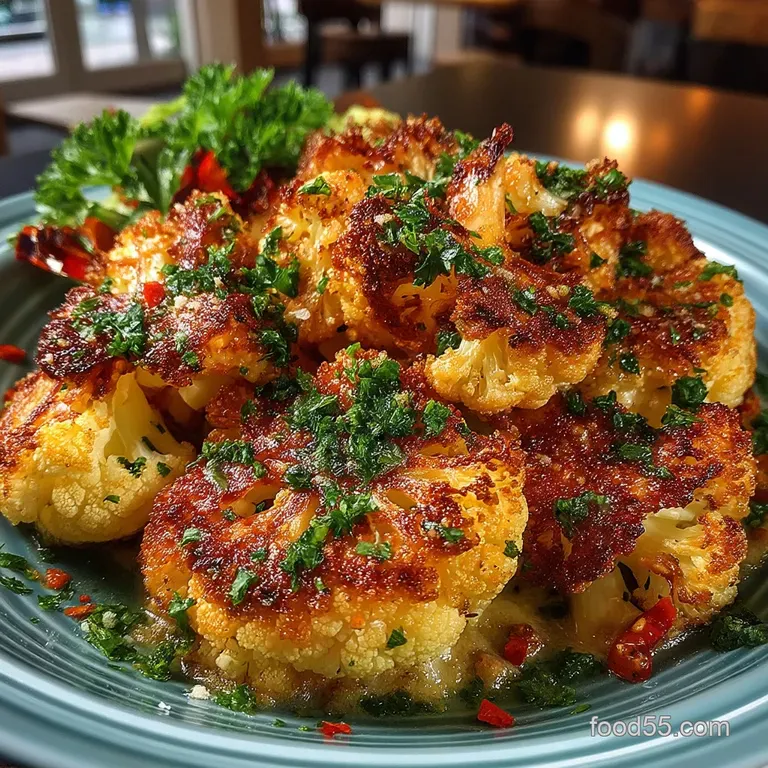 Golden Crunch Seriously Addictive Parmesan Roasted Cauliflower