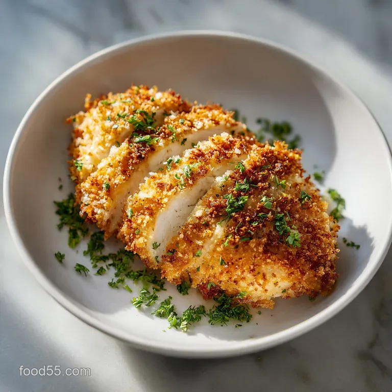 Parmesan Crusted Chicken: Golden and Juicy