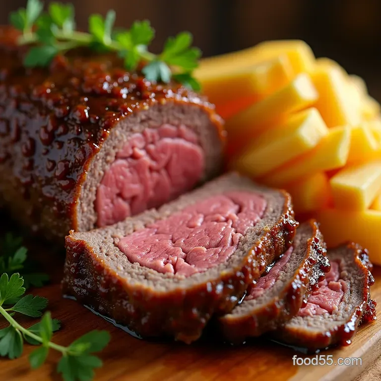 Crispyoutside Juicymiddle Air Fryer Roast Beef presentation