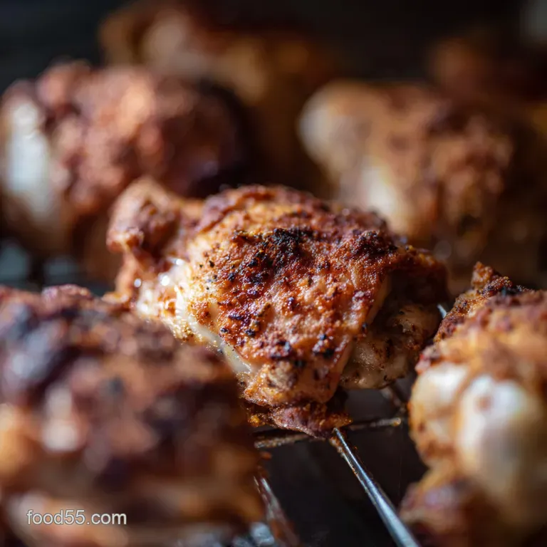 CrispySkinned Chicken Thighs with Herb Roasted Potatoes presentation