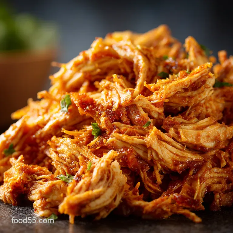 Crock Pot Santa Fe Chicken SlowCooker Southwestern Shredded Chicken