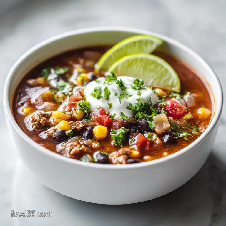 Crock Pot Taco Soup with Cream Cheese