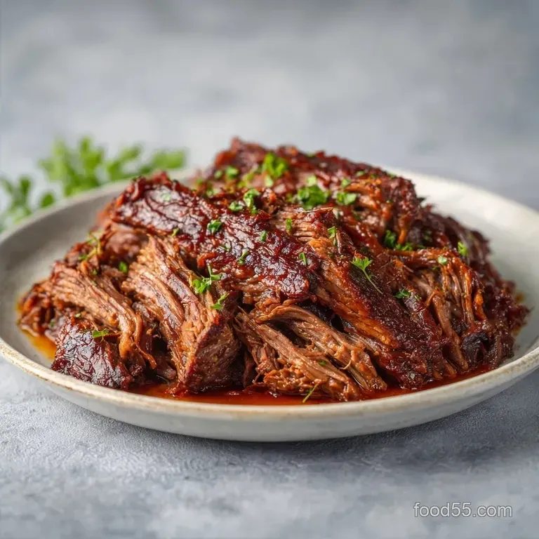 Fall-Apart Crockpot Barbecue Beef Brisket