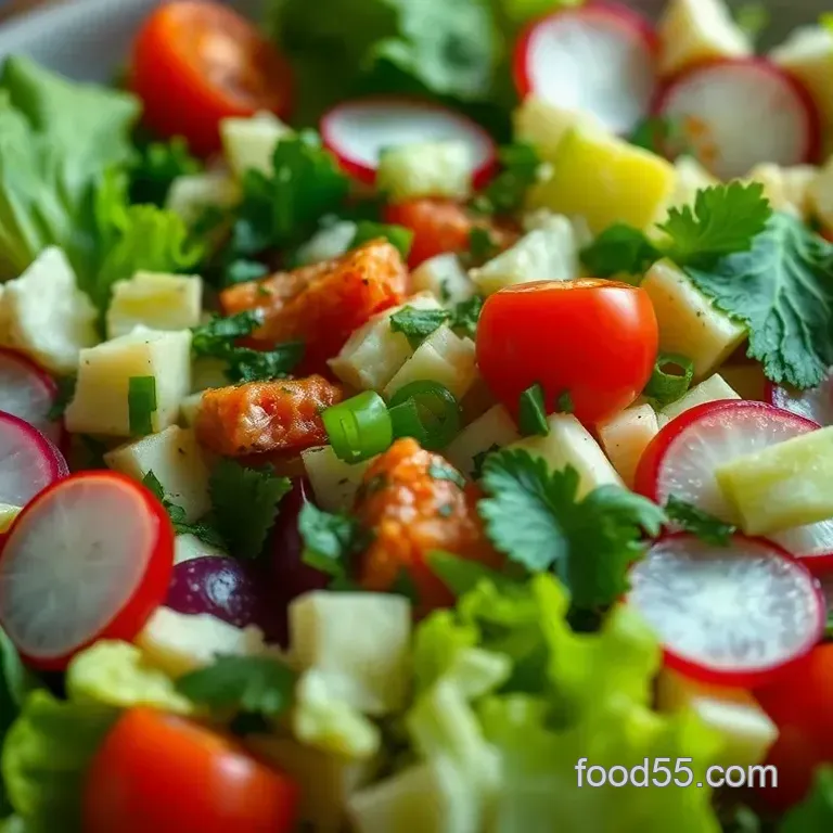 Crunchy Lebanese Fattoush Salad