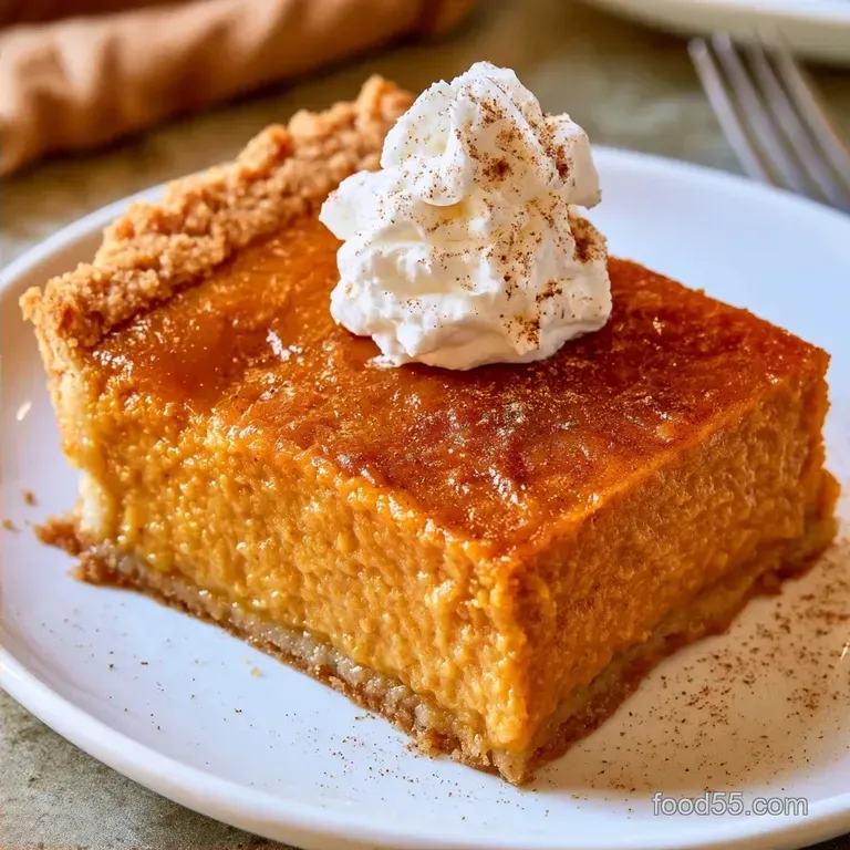 Crustless Keto Pumpkin Pie with Cream Cheese