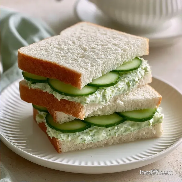 Cucumber Party Sandwiches in 20 Minutes