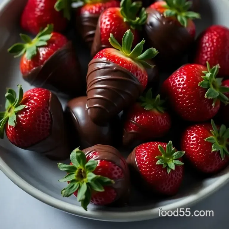 Decadent Chocolate-Covered Strawberries: A Simple Indulgence presentation