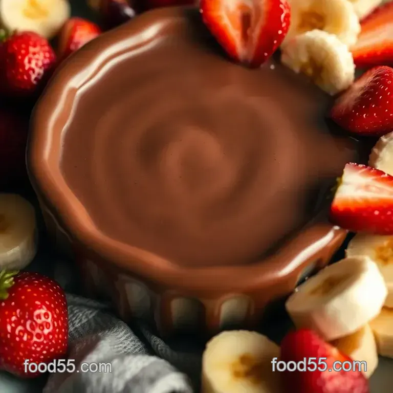 Decadent Chocolate Fondue: A Sweet Oasis presentation