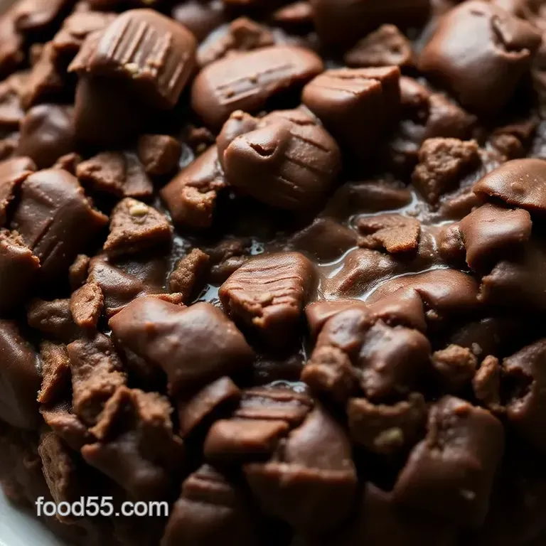 Decadent Chocolate No-Bake Oatmeal Cookies presentation