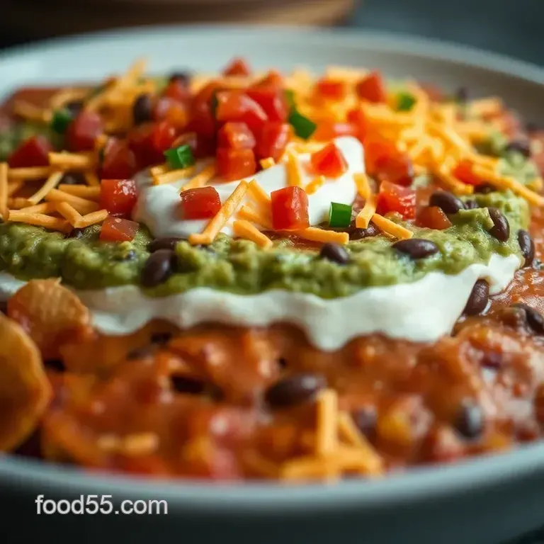 Decadent Seven Layer Dip: The Ultimate Crowd-Pleaser presentation