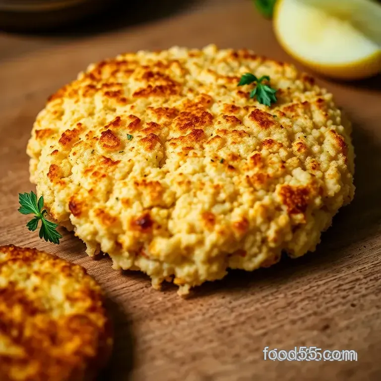 Delectable Imitation Crab Cakes presentation