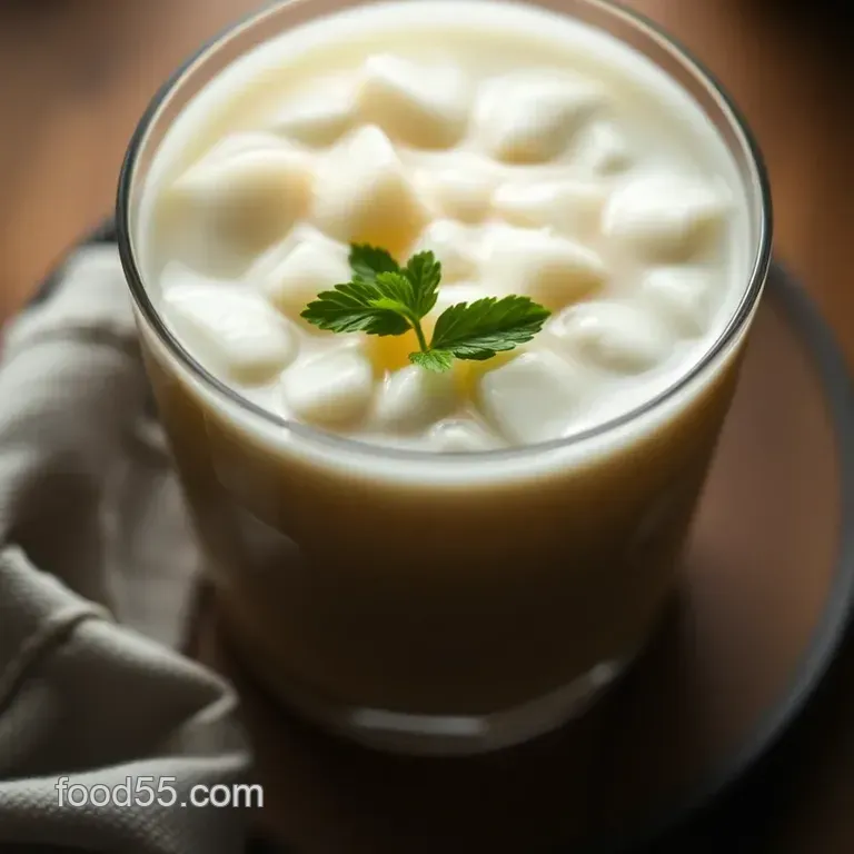 Deliciously Creamy Taro Bubble Tea Recipe presentation