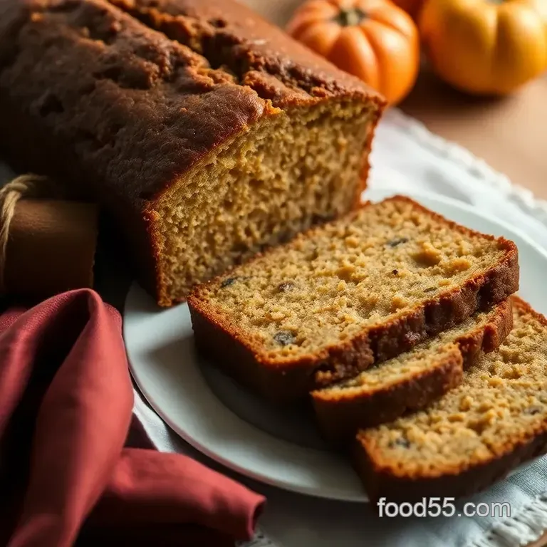 Deliciously Moist Persimmon Bread presentation