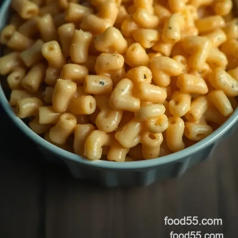 Deluxe Macaroni and Cheese: A Gourmet Twist on a Classic Comfort Food presentation