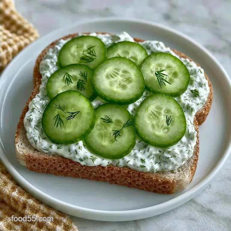 Dill Cream Cheese Cucumber Sandwiches in 20 Minutes