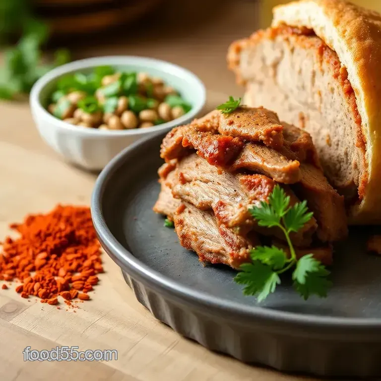 Savory Southern-Style Dry Rub Pulled Pork presentation