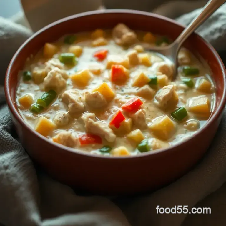 Easiest Ever Bisquick Chicken Pot Pie presentation