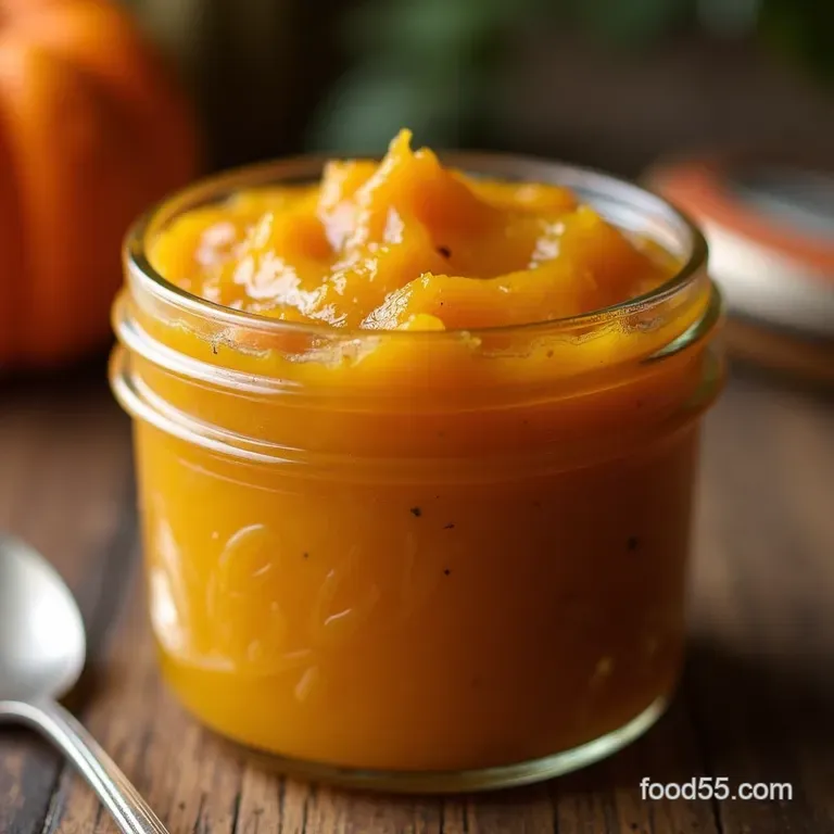 The Easiest Homemade Pumpkin Butter Autumn in a Jar presentation