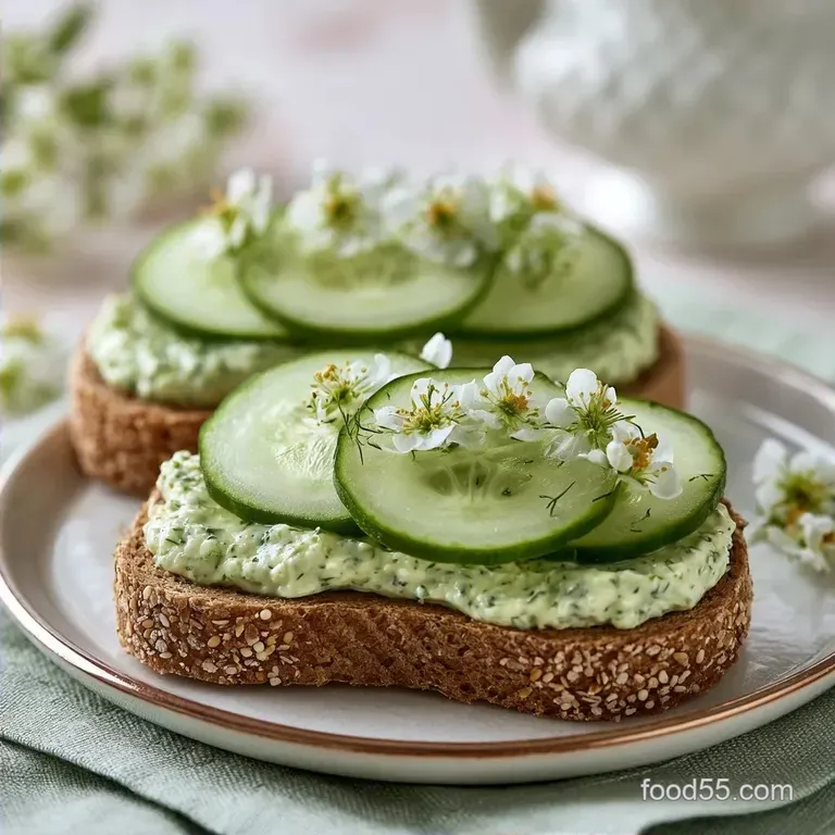Easy Butter Cucumber Sandwiches in 15 Minutes