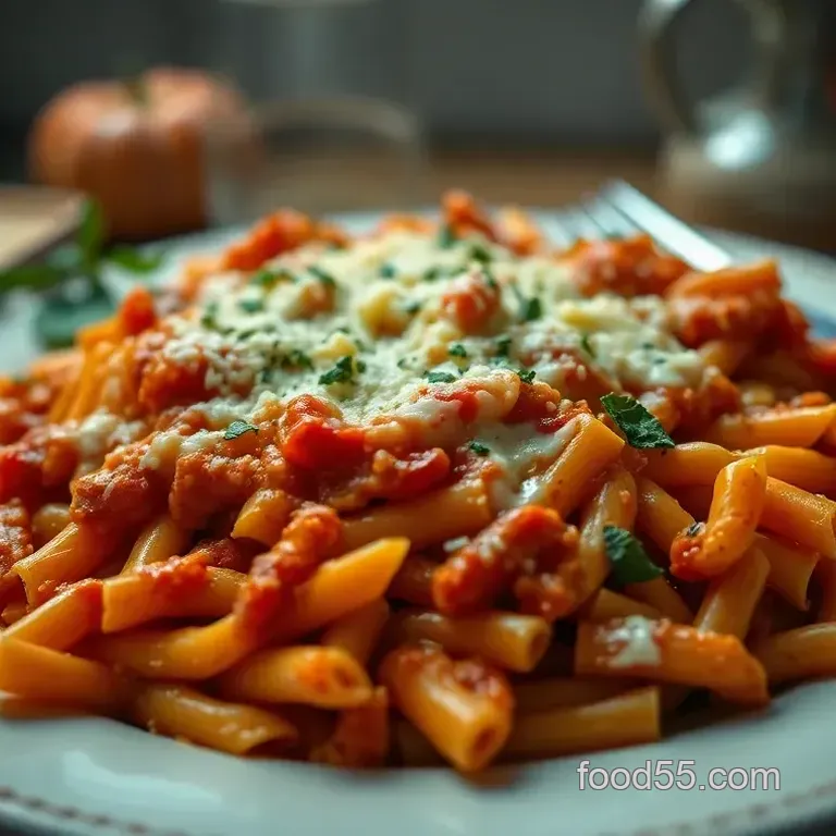 Easy Cheesy Baked Ziti