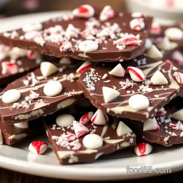 Easy Christmas Chocolate Peppermint Bark
