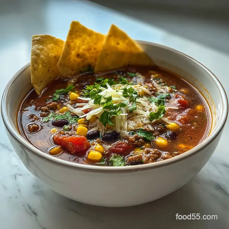 Easy Creamy Taco Soup