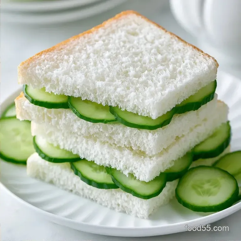 Easy 10 Minute Cucumber Sandwiches with Dill