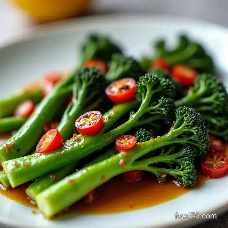 Easy Garlic Broccolini Saut&eacute;ed with Lemon Chili