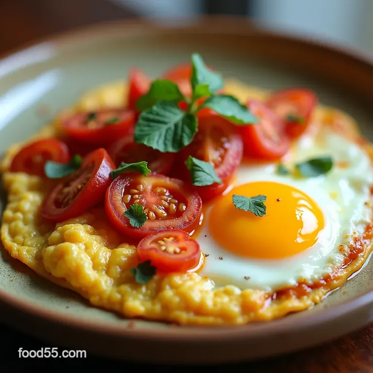 The Sunshine Scramble Authentic Colombian Huevos Pericos Eggs with Tomato and Onion