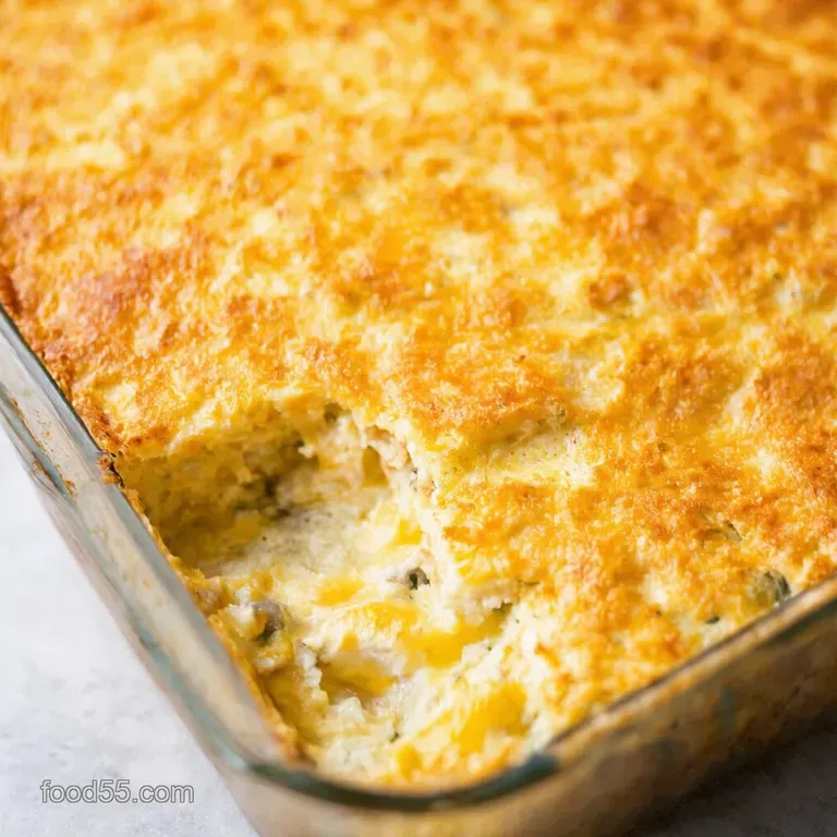 Easy Overnight Amish Breakfast Casserole Makeahead Morning Bake presentation