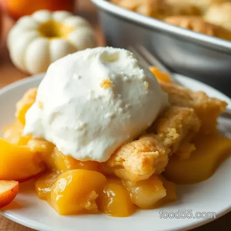 Easy Peachy Keen Cobbler