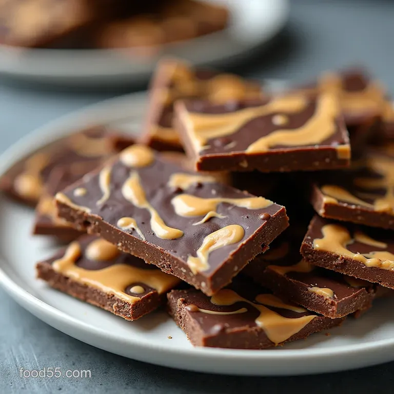 The Decadent Dark Knight Easy 3Ingredient Peanut Butter Swirl Bark