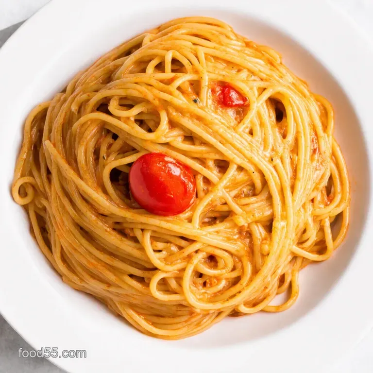 Easy Spaghetti with Burst Cherry Tomato Sauce