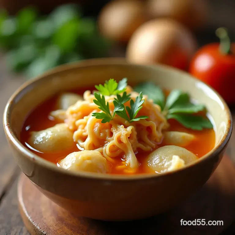 Easy Wonton Soup Quick Homemade Wontons in Ginger Chicken Broth presentation