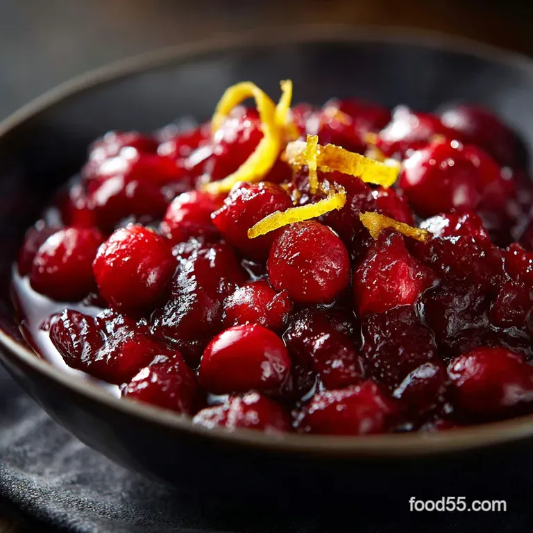 Cranberry Sauce: the Classic Zesty Make-Ahead One-Pot Recipe presentation