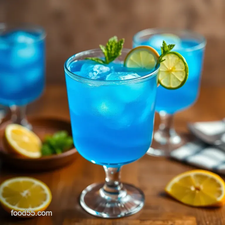 Electric Blue AMF Cocktail