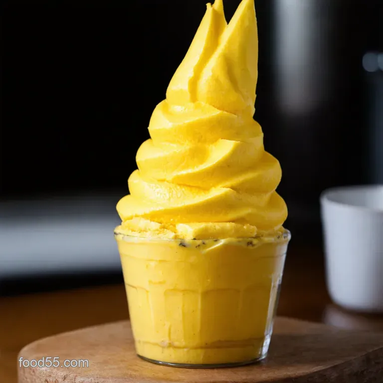 Escape to the Tropics Homemade Dole Whip presentation