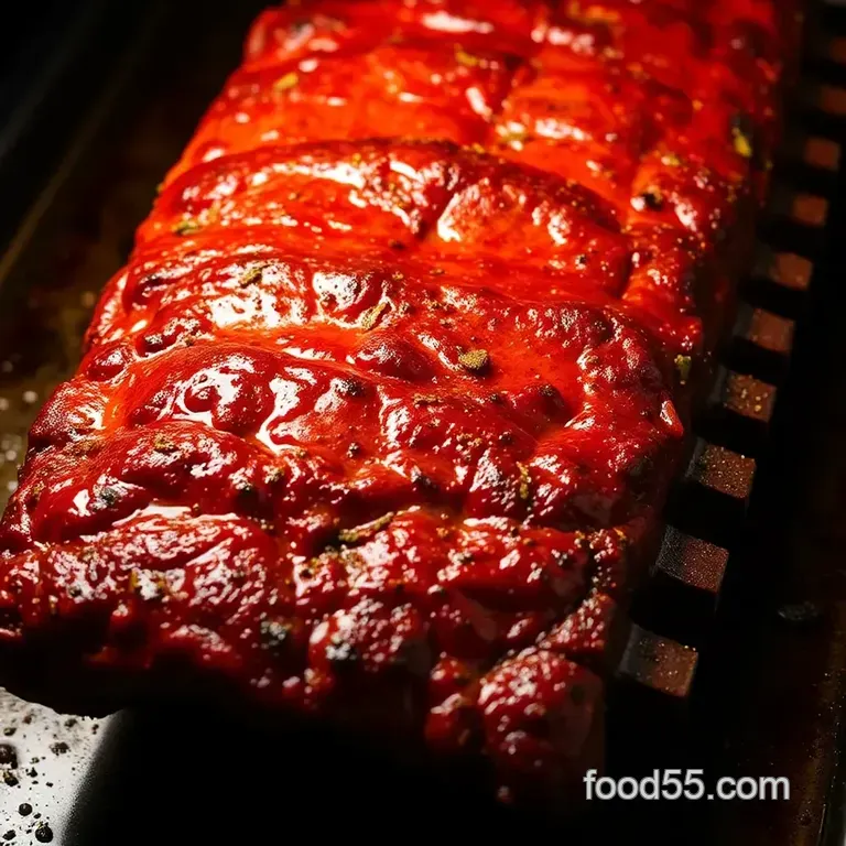 Fall-Off-The-Bone Oven-Baked BBQ Ribs presentation