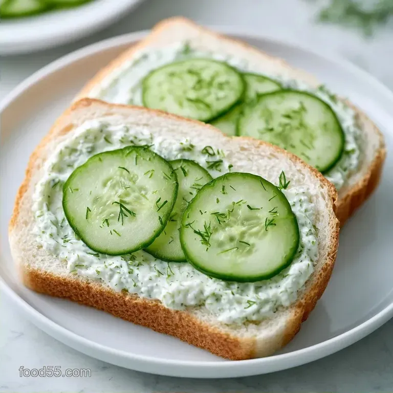 Five Ingredient Cucumber Sandwiches in 10 Minutes