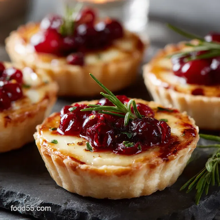 The Royal Cranberry Brie Puff Pastry Tarts A Proper Little Starter