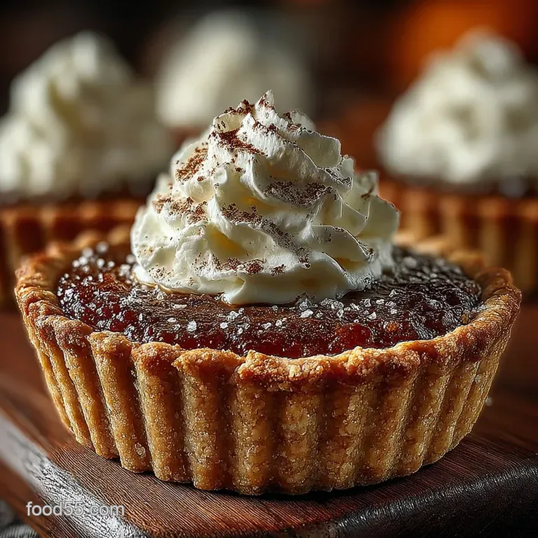 The Just One Slice Mini Pumpkin Pies Perfectly Spiced Flaky presentation