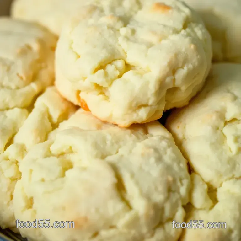 Fluffy 3 Ingredient Biscuit Recipe presentation